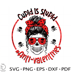 cupid is stupid anti valentines svg for cricut sublimation files