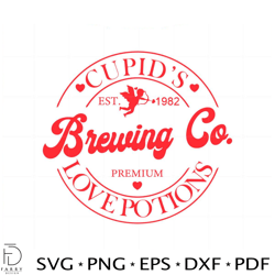 cupids brewing co love potions est 1982 svg