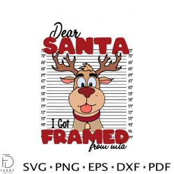 dear santa it was my sister's fault svg cutting digital fies