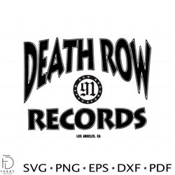 death row records svg best graphic designs cutting files