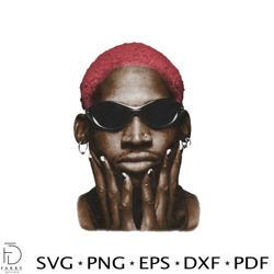 dennis rodman the worm svg files for cricut sublimation files