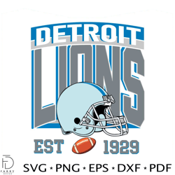 detroit lions football 1930 nfl svg digital cricut file