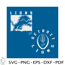 detroit lions football nfl svg logo team files for cricut sublimation files