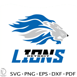 detroit lions helmet football svg digital download