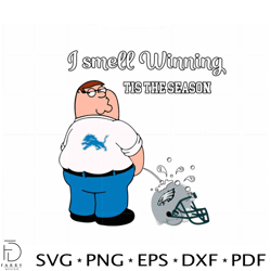 detroit lions player football svg