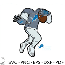 detroit lions player svg cricut digital download