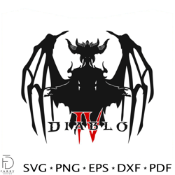 diablo 4 video game funny gamer svg cutting digital file