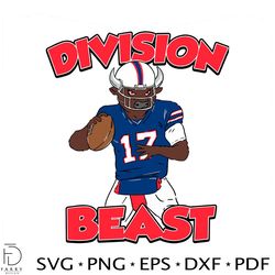 division beast football buffalo bills svg digital download