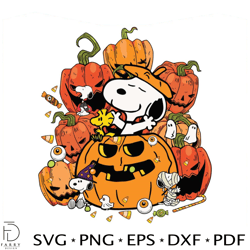 dog peanuts autumn pumpkins funny snoopy svg cricut file