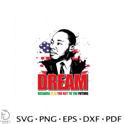 dream martin luther king day vintage martin luther svg