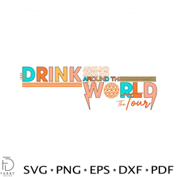 drinking around the world tour svg epcot center svg file