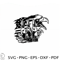 eagle american flag soldier svg best graphic design cutting file