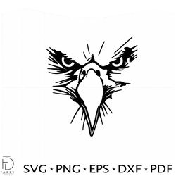 eagle face mascots logo school teams svg cricut file silhouette
