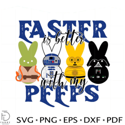 easter bunny space heroes easter star wars better with my peeps svg