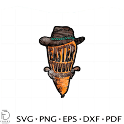easter cowboy funny easter carrot best svg cutting digital files
