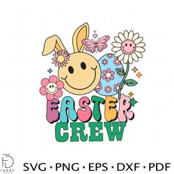 easter crew daisy easter bunny svg graphic designs files