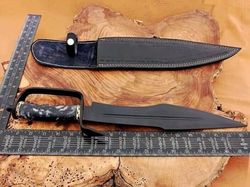 custom handmade damascus steel hunting survival knife resin wood handle gift for him groomsmen gift wedding anniversary