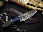 custom handmade damascus steel hunting survival knife resin wood handle gift for him groomsmen gift wedding anniversary