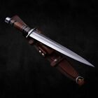 custom handmade d2 steel dagger hunting knife pakka wood handle gift for him groomsmen gift wedding anniversary