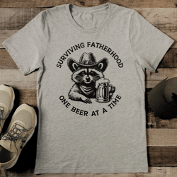 surviving fatherhood one beer at a time tee