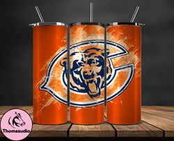 Chicago Bears NFL Tumbler Wrap, Nfl Teams, NFL Logo Tumbler Png, NFL Design Png Design 01