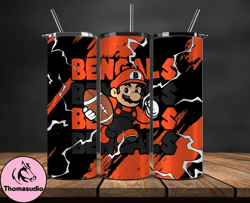 cincinnati bengals tumbler wrap, mario tumbler wrap, nfl logo png, tumbler designs, nfl football png, tumbler 03