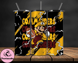 washington commanders tumbler wrap, mario tumbler wrap, nfl logo png, tumbler designs, nfl football png, tumbler 12