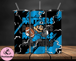 carolina panthers tumbler wrap, mario tumbler wrap, nfl logo png, tumbler designs, nfl football png, tumbler 22