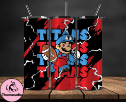 tennessee titans tumbler wrap, mario tumbler wrap, nfl logo png, tumbler designs, nfl football png, tumbler 31