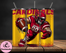 arizona cardinals  nfl tumbler wraps, tumbler wrap png, football png, logo nfl team, tumbler design 01