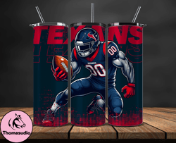 houston texans nfl tumbler wraps, tumbler wrap png, football png, logo nfl team, tumbler design 13