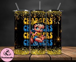 los angeles chargers tumbler wraps, nfl teams, betty boop tumbler, betty boop wrap, logo nfl png, tumbler design 09