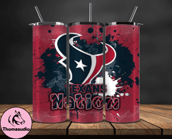 houston texans logo nfl, football teams png, nfl tumbler wraps png design 08