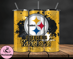 pittsburgh steelers logo nfl, football teams png, nfl tumbler wraps png design 17