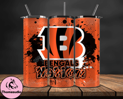 cincinnati bengals logo nfl, football teams png, nfl tumbler wraps png design 21