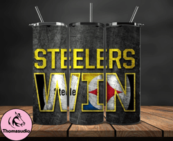 pittsburgh steelers logo nfl, football teams png, nfl tumbler wraps png design 44