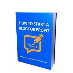 how to start a blog for profit