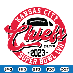 kansas city chiefs 2023 svg, sport svg, super bowl svg, chiefs svg, super bowl lvii svg, chiefs 2023 svg, chiefs mascot