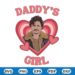 pedro pascal daddy's girl png fireflies sublimation files, pedro pascal fan gifts, tv series shirt