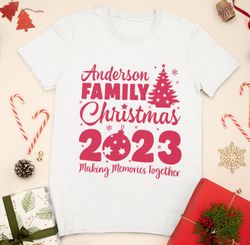 2023 family christmas svg, custom christmas shirt svg, christmas family png, christmas crew svg