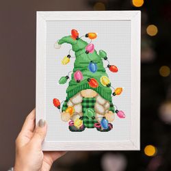 christmas cross stitch pattern - christmas female