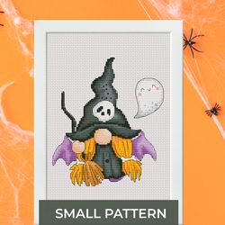 cross stitch pattern - witch