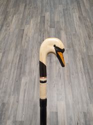 swan walking stick, swan gifts