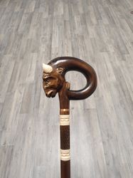 bull walking stick, bull gifts