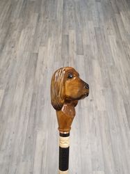 afghan hound walking stick, afghan hound gifts