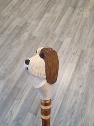 bearded collie walking stick, bearded collie gifts