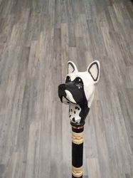 chinese crested walking stick, chinese crested gifts