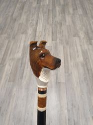 collie walking stick, collie gifts