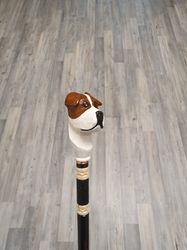 jack russell walking stick, jack russell gifts