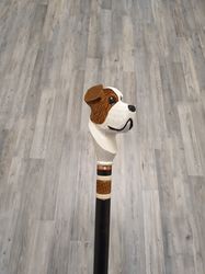 jack russell walking stick, jack russell gift